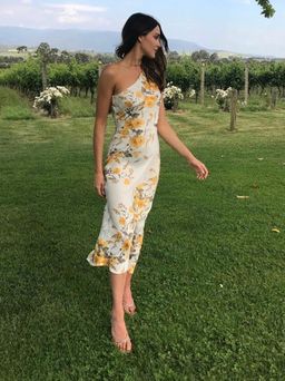 Bec And Bridge Matilde Asym Midi Dress Size 6 for rent on The Volte - image 1