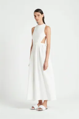 Sir The Label Alena Maxi Dress Ivory Size AU 10 for rent on The Volte - image 1