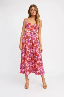 Kookaï Valencia Dress Floral Size 36 for rent on The Volte - image 1