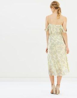 Camilla and Marc Lucia Midi Dress Print White Size 14 for rent on The Volte - image 4