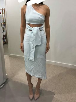 Maurie & Eve After Midnight Dress Baby Blue Size 6 for rent on The Volte - image 3