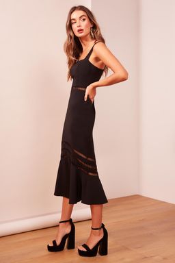 Finders Keepers Sangria Black Dress size 6 for rent on The Volte - image 2