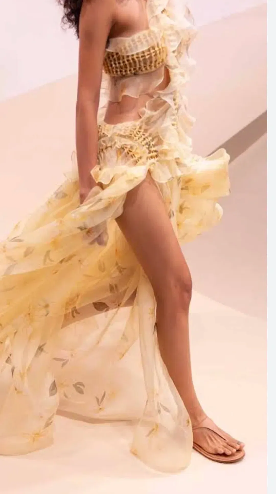Zimmermann Balance Braided Bodice Dress Size 0/ AUS 8 for rent on The Volte - main image