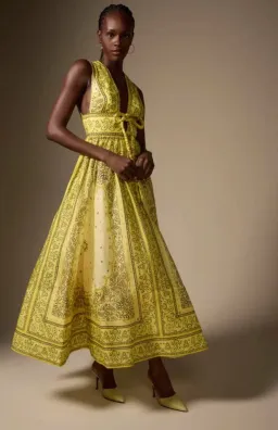 Zimmermann Matchmaker Bow Long Dress Size 0/ AUS 8 for rent on The Volte - image 3
