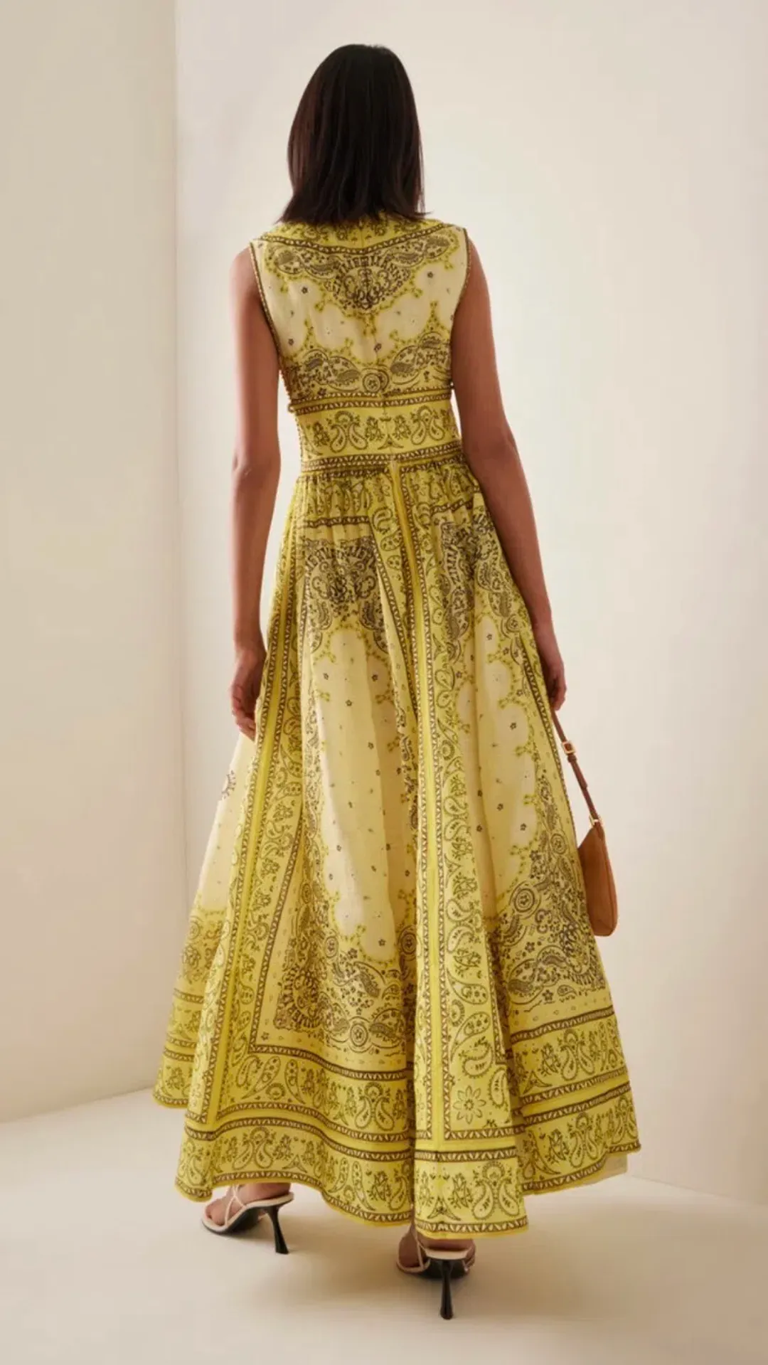 Zimmermann Matchmaker Bow Long Dress Size 0/ AUS 8 for rent on The Volte - main image