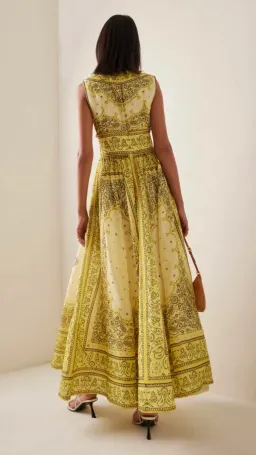 Zimmermann Matchmaker Bow Long Dress Size 0/ AUS 8 for rent on The Volte - image 4