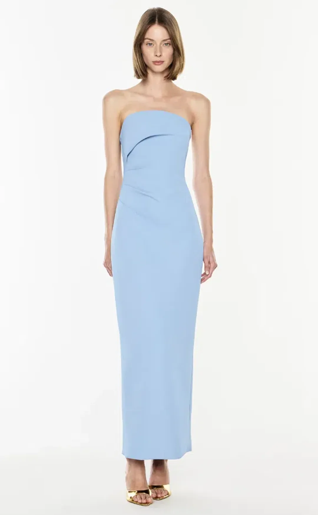 Manning Cartell Future Horizons Strapless Dress Sky Blue Size 10 for rent on The Volte - main image