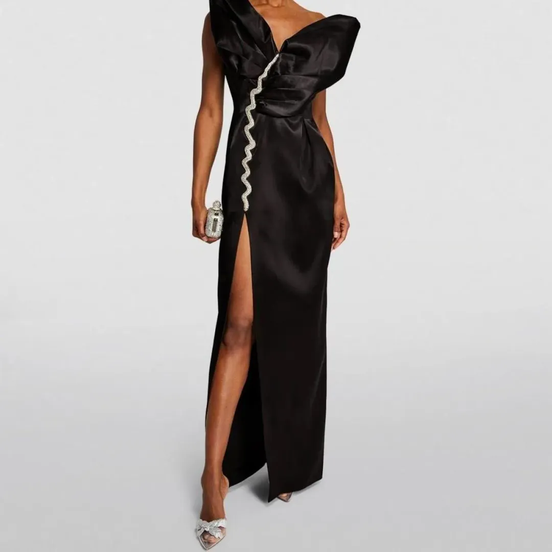 Rachel Gilbert Vivi Maxi Gown Black Size 0 / AU6 for rent on The Volte - main image