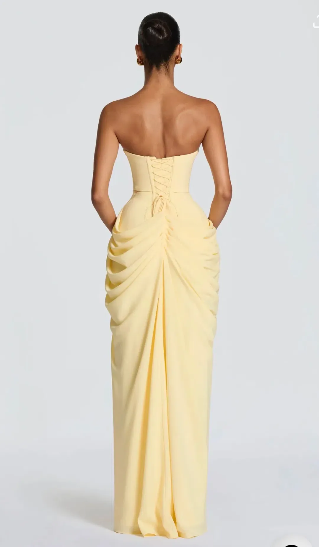 Baby boo cyra maxi dress  for rent on The Volte - main image