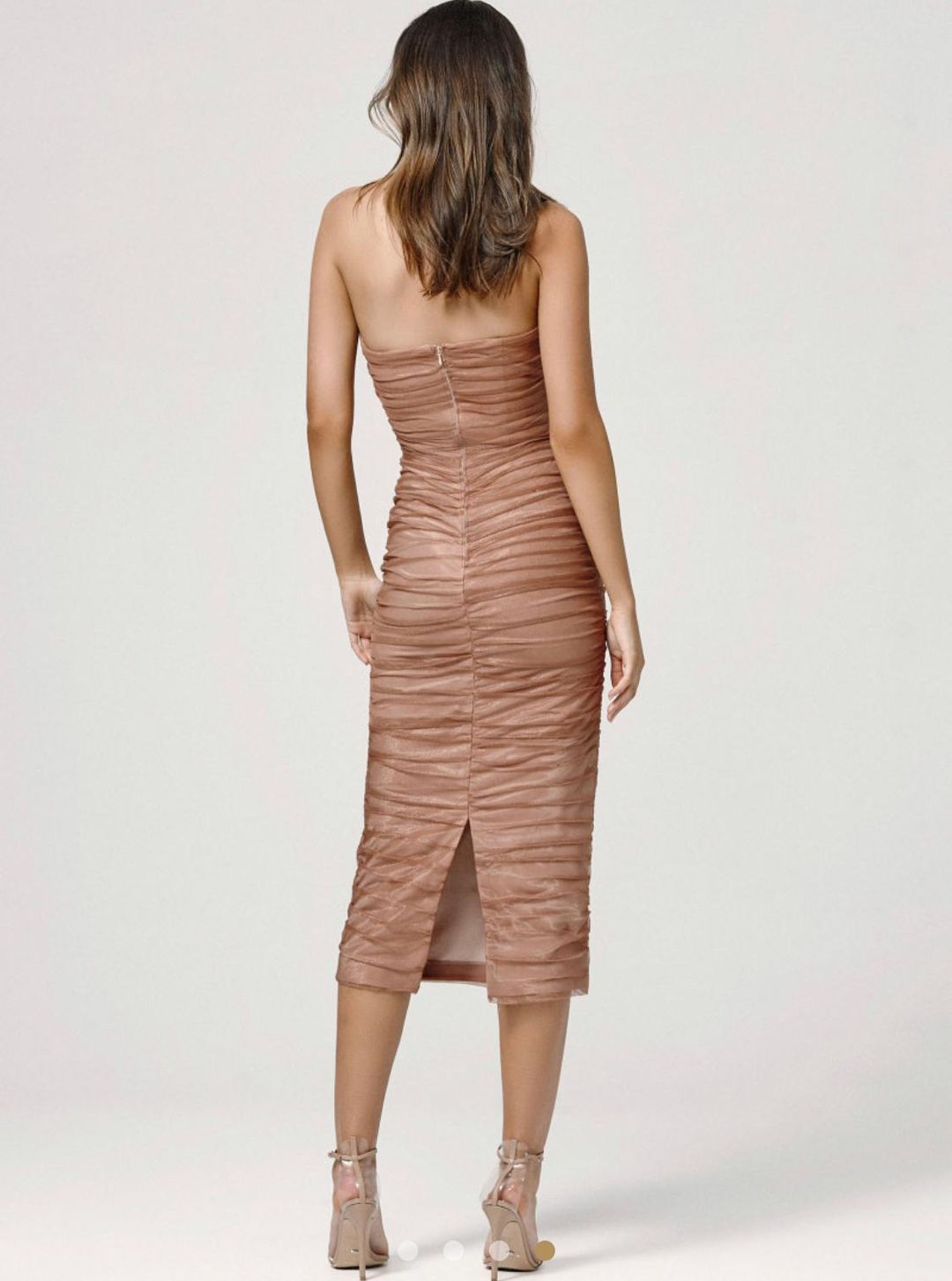 Lexi Courtney Dress brown size 8 for rent on The Volte - main image