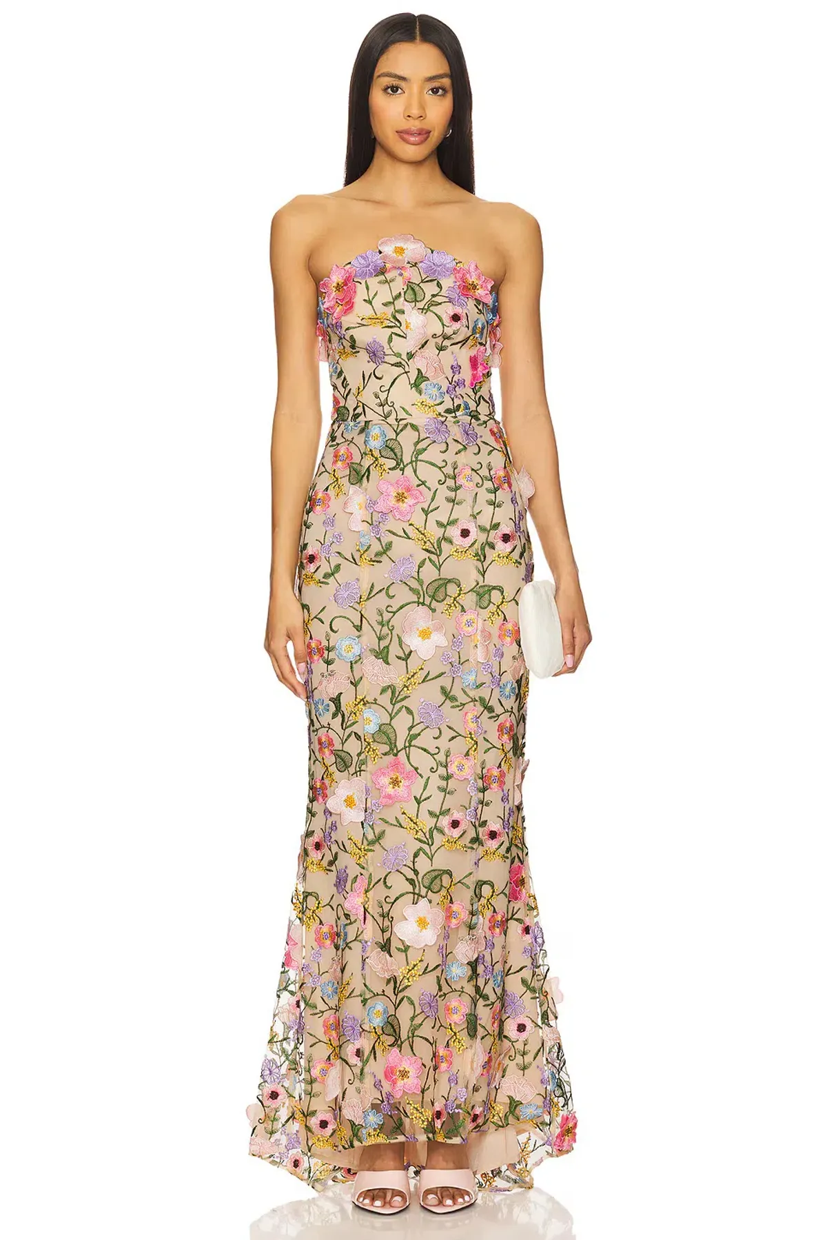 Elliatt Nydia Gown in Multi Floral for rent on The Volte - main image