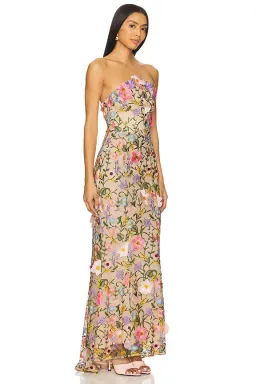 Elliatt Nydia Gown in Multi Floral for rent on The Volte - image 2