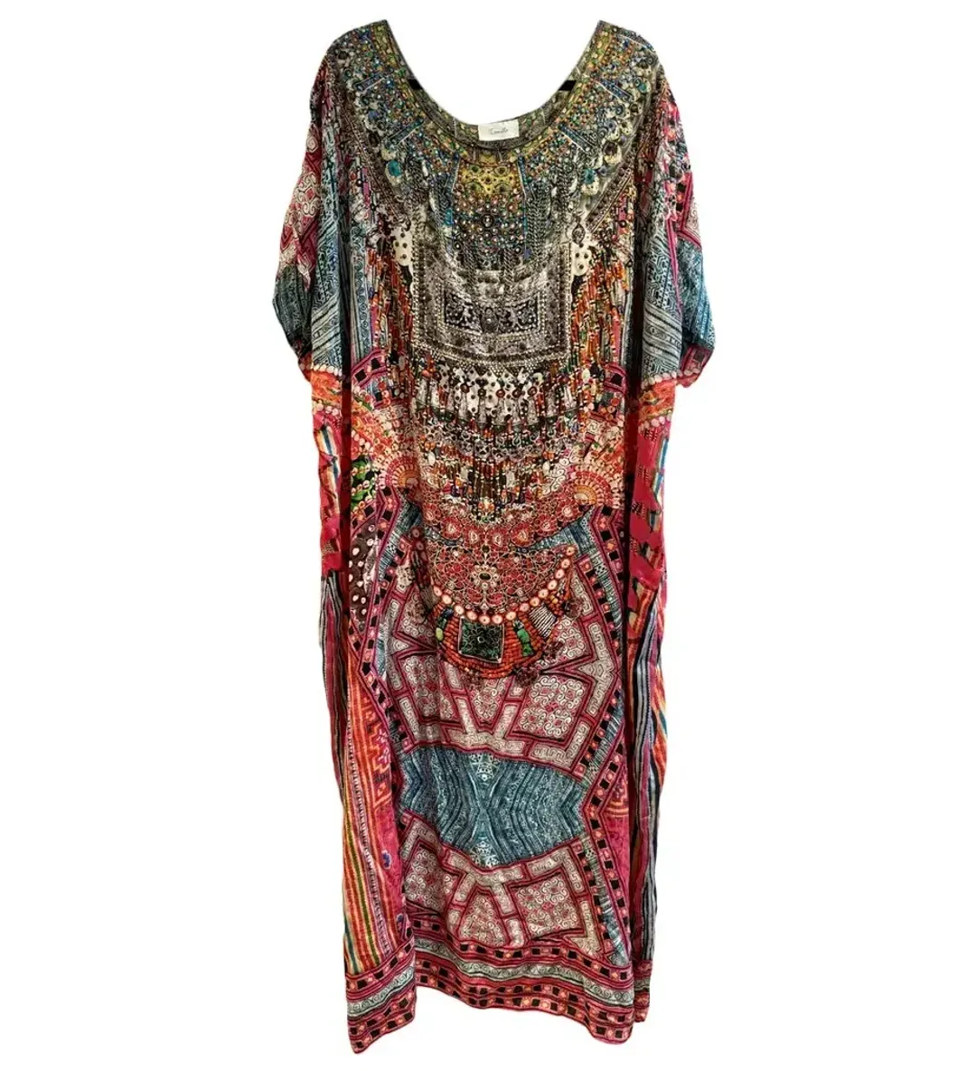 Camilla Round Neck Kaftan for rent on The Volte - main image