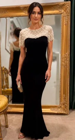 J’Adore Pearl  Evening Gown  AU 8–10  for rent on The Volte - image 1
