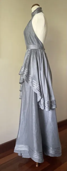 🩶 AJE Sienna Halter Maxi Dress – Silver Grey – Size 8 (AU) 🩶 for rent on The Volte - image 5