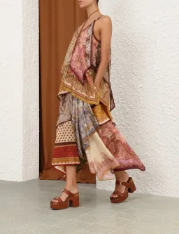 Zimmermann Sundance Scarf Midi Dress - size 1 for rent on The Volte - image 2