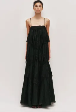 Aje Ophelia Lace Gown in Black - size 8 for rent on The Volte - image 1