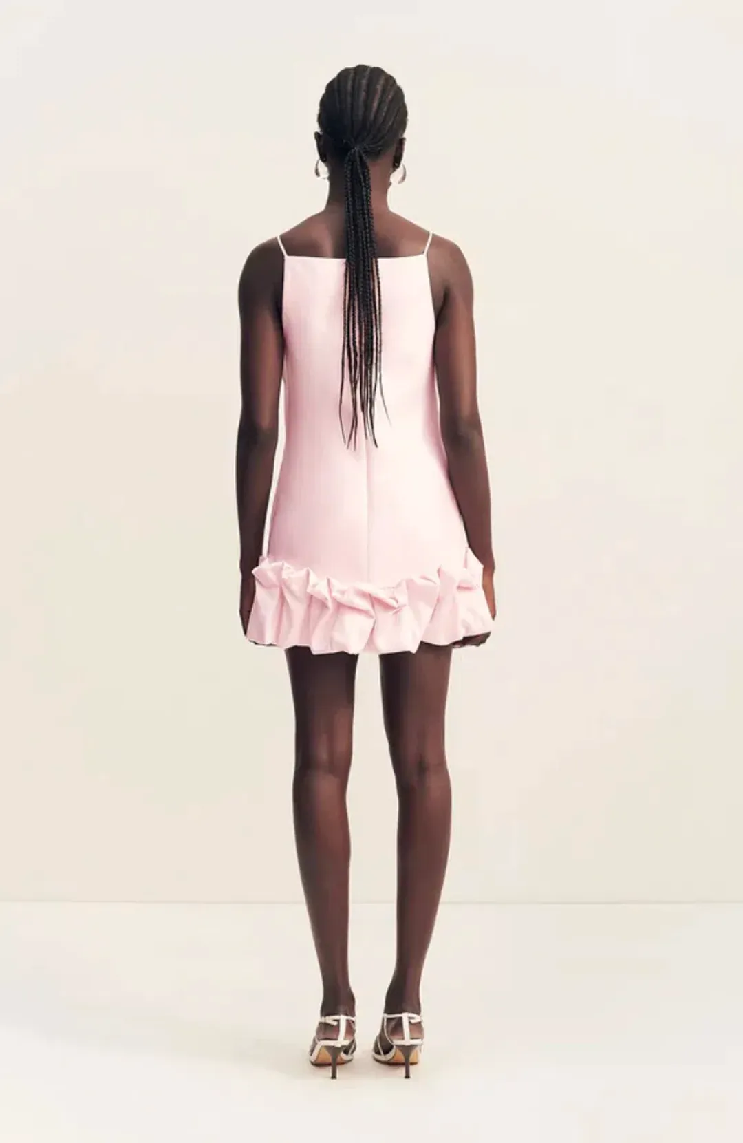 Shona Joy Otis Bubble Hem Mini Dress in Fairyfloss  for rent on The Volte - main image