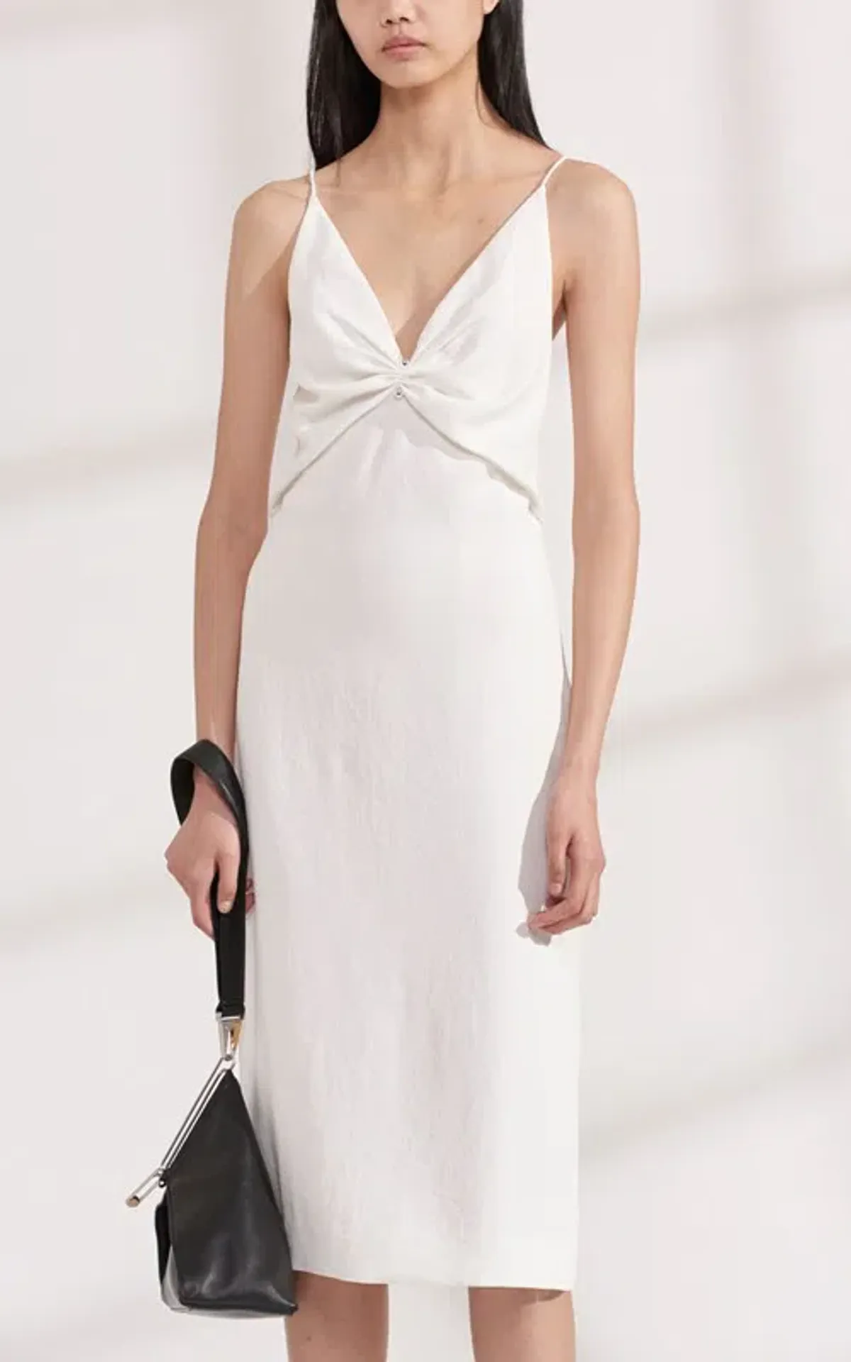 Dion Lee Pierced Slip Dress Cream Size 4 for rent on The Volte - main image