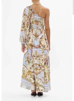 One Shoulder Dress With Blouson Sleeve -Throne Games Size 18 for rent on The Volte - image 2