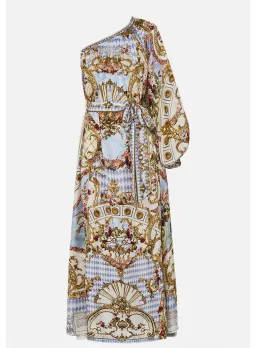 One Shoulder Dress With Blouson Sleeve -Throne Games Size 18 for rent on The Volte - image 3