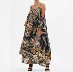 SHOESTRING STRAP KAFTAN - DYNASTY DAZE One Size for rent on The Volte - image 1