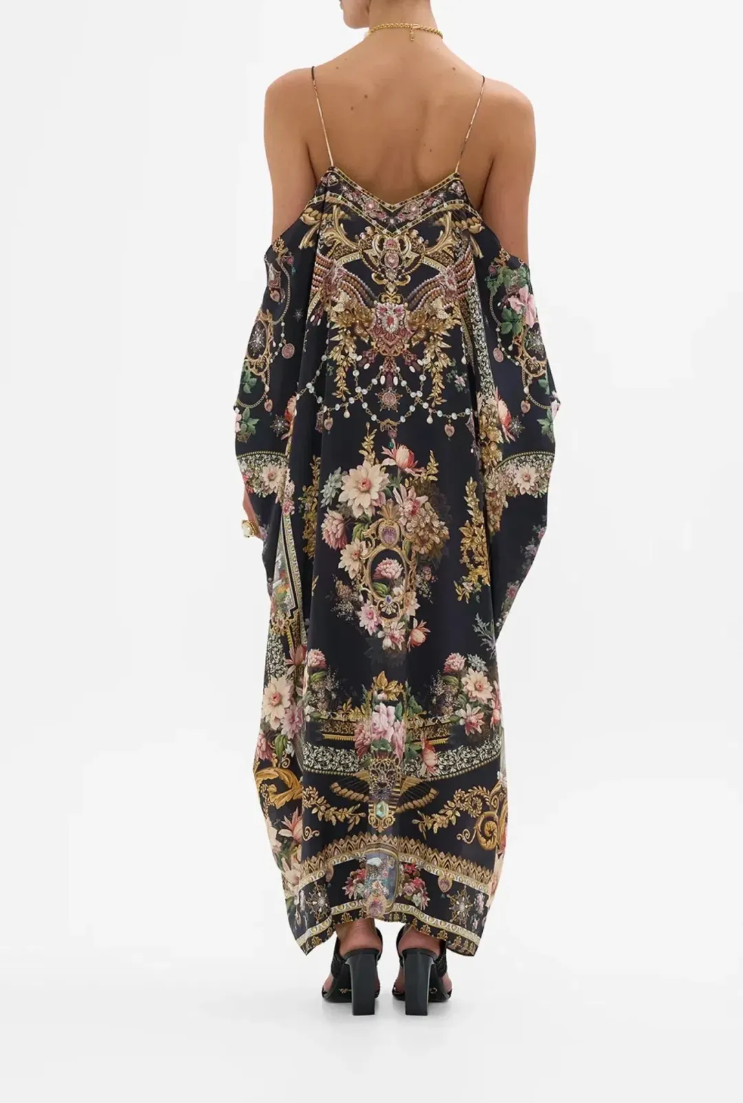 SHOESTRING STRAP KAFTAN - DYNASTY DAZE One Size for rent on The Volte - main image