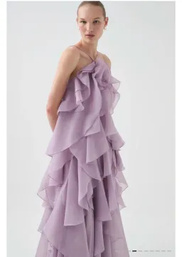 AJE PANDOREA LAYERED MAXI DRESS 16 for rent on The Volte - image 6
