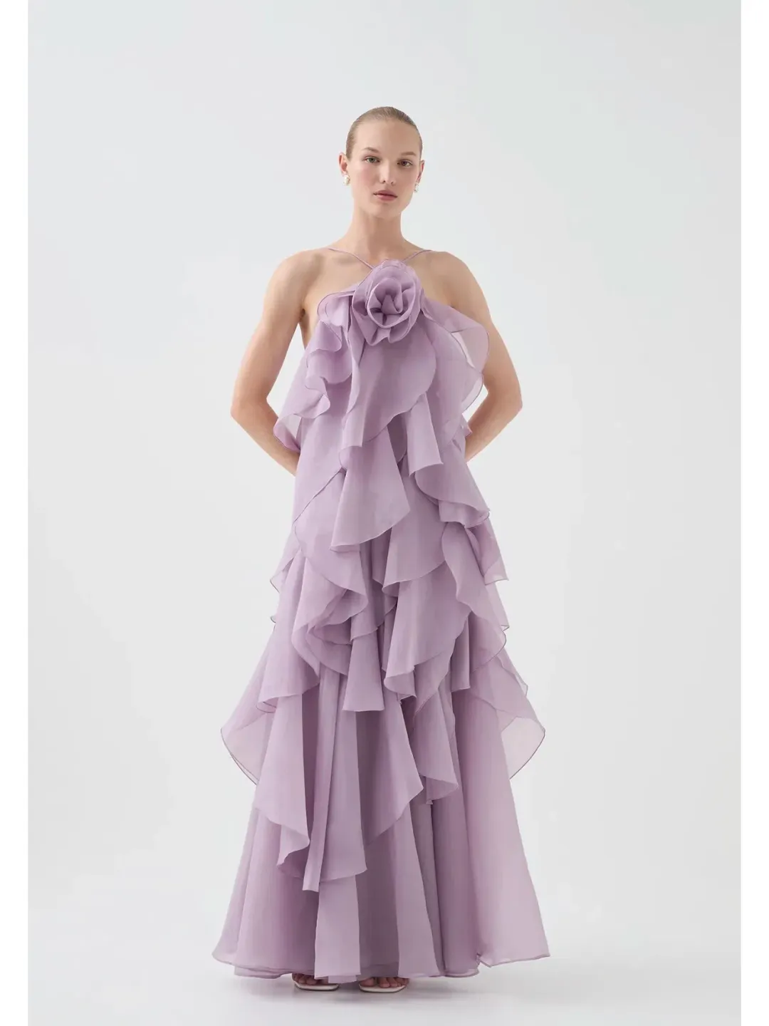 AJE PANDOREA LAYERED MAXI DRESS 16 for rent on The Volte - main image