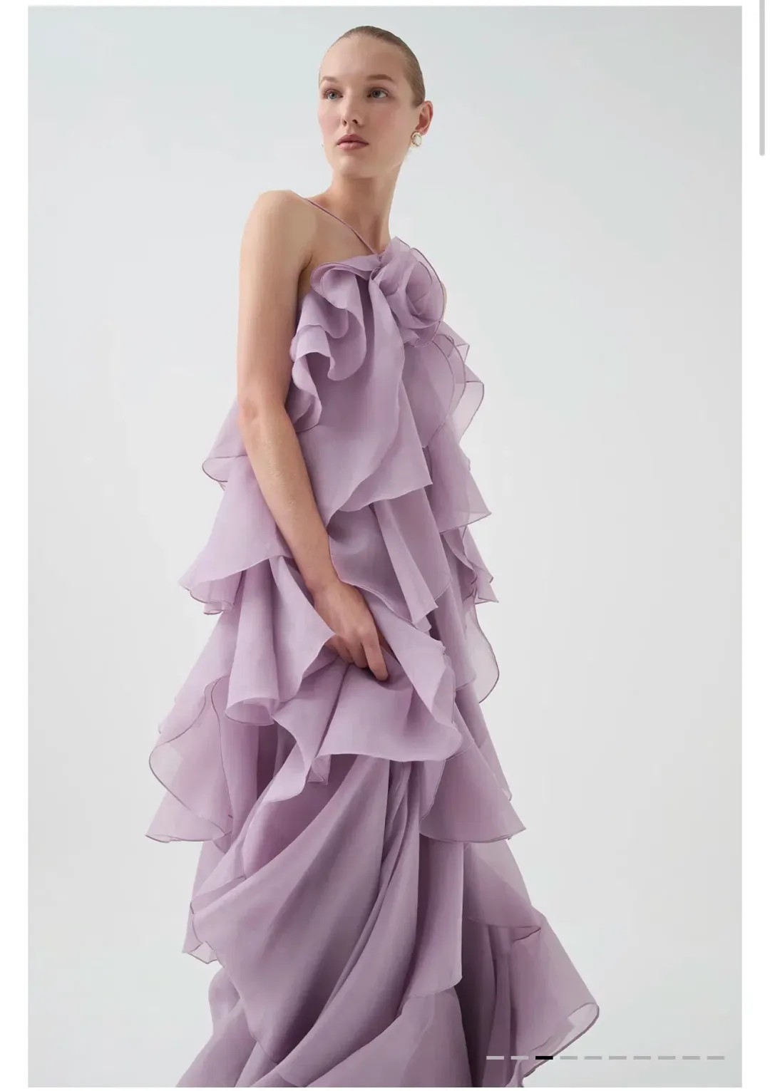 AJE PANDOREA LAYERED MAXI DRESS 16 for rent on The Volte - main image