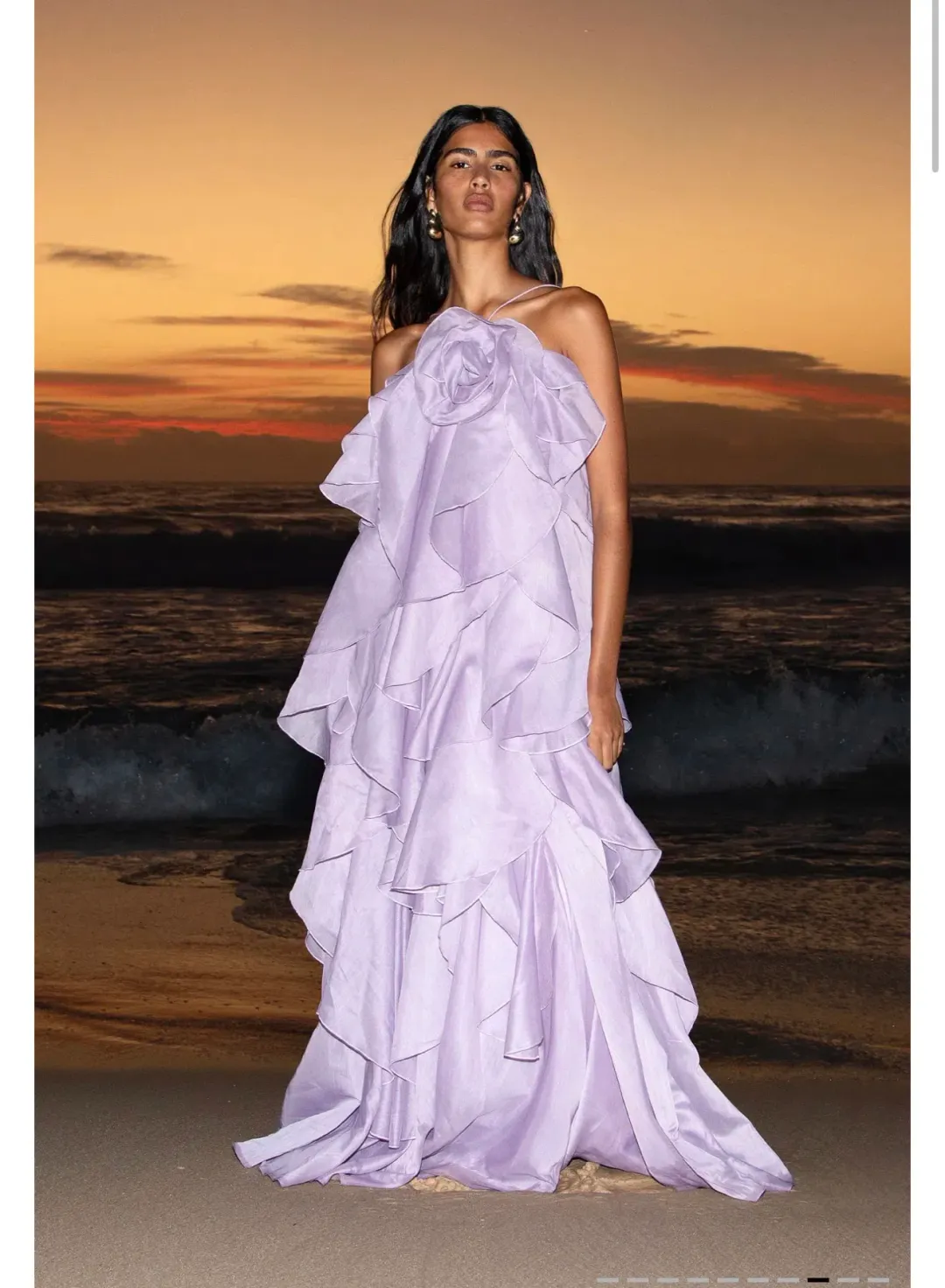 AJE PANDOREA LAYERED MAXI DRESS 16 for rent on The Volte - main image