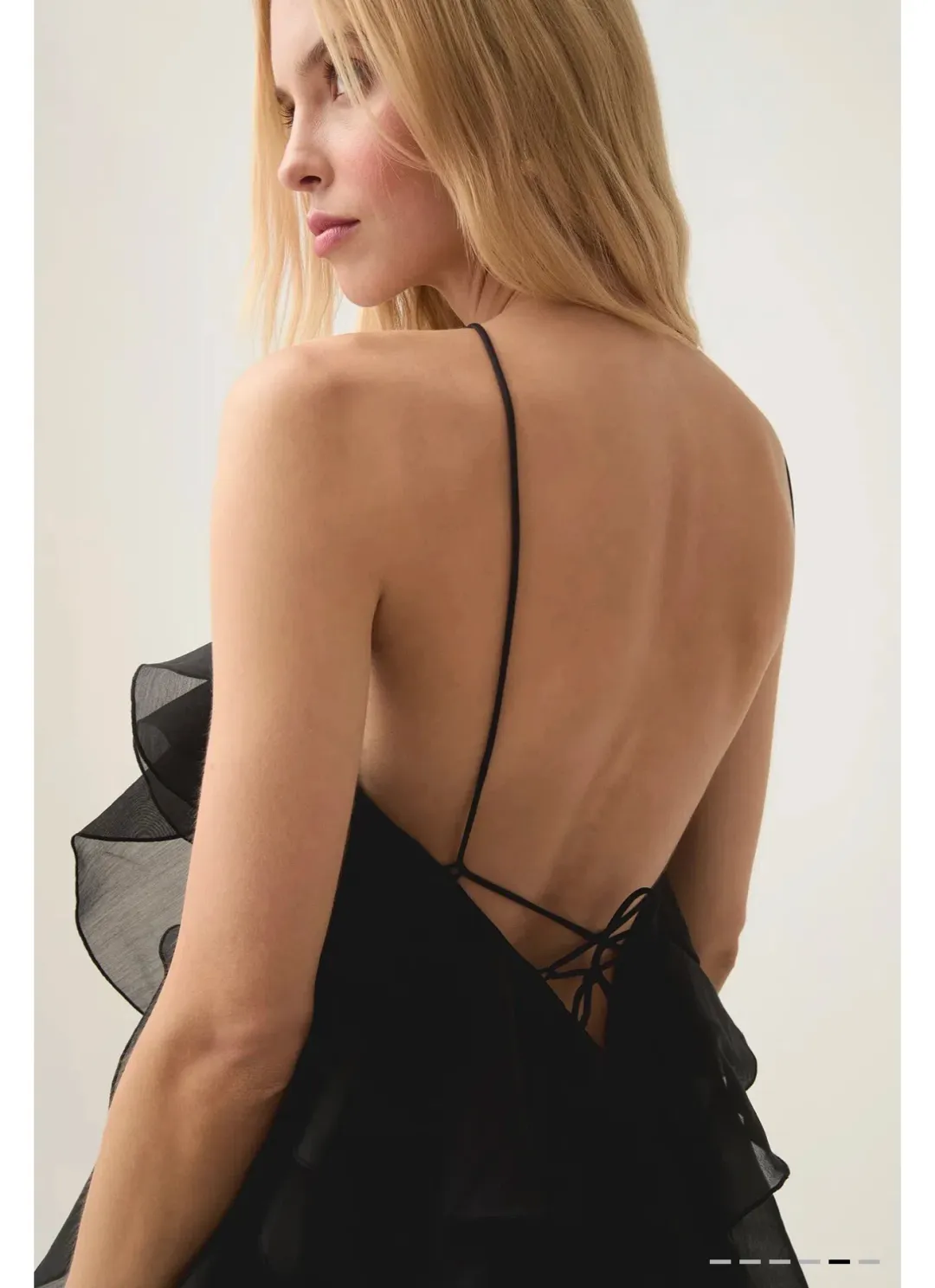 AJE PANDOREA LAYERED MAXI DRESS BLACK 16 for rent on The Volte - main image