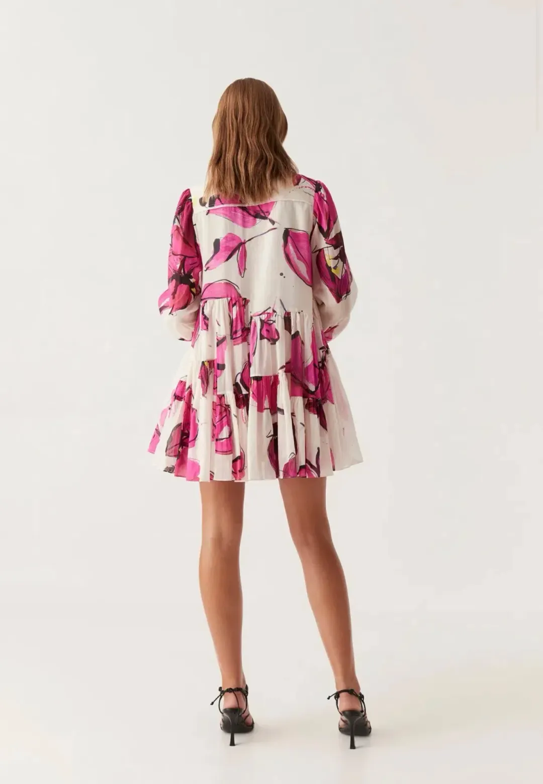 Aje Georgia Smock Mini Dress Floral Size 16 for rent on The Volte - main image