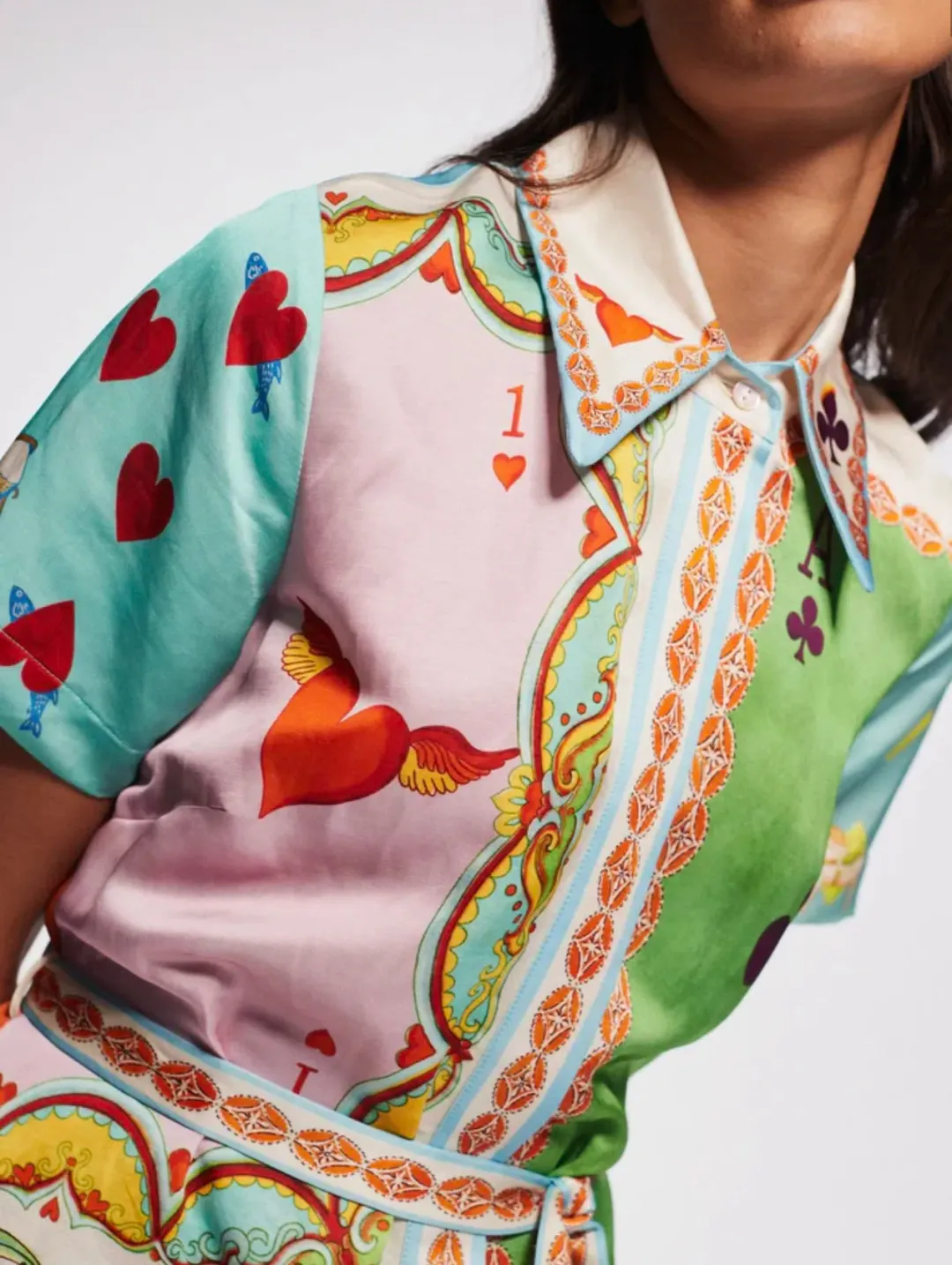 Alemais Rummy Shirtdress Print Multi for rent on The Volte - main image