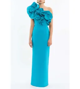Rebecca Vallance Ella Gown in Blue Size AU12 for rent on The Volte - image 1