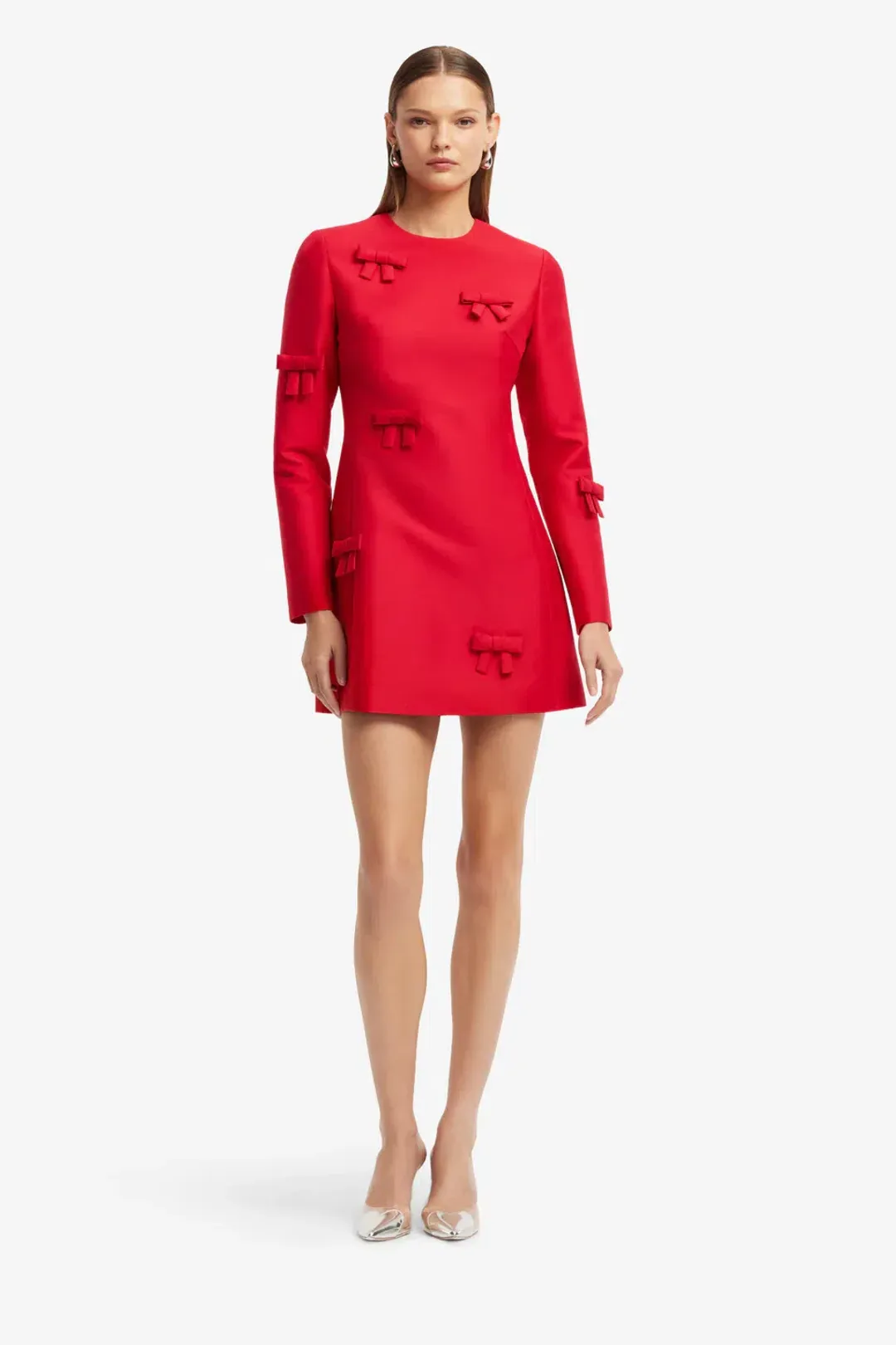 Leo Lin Aliza Bow- Red 10 for rent on The Volte - main image