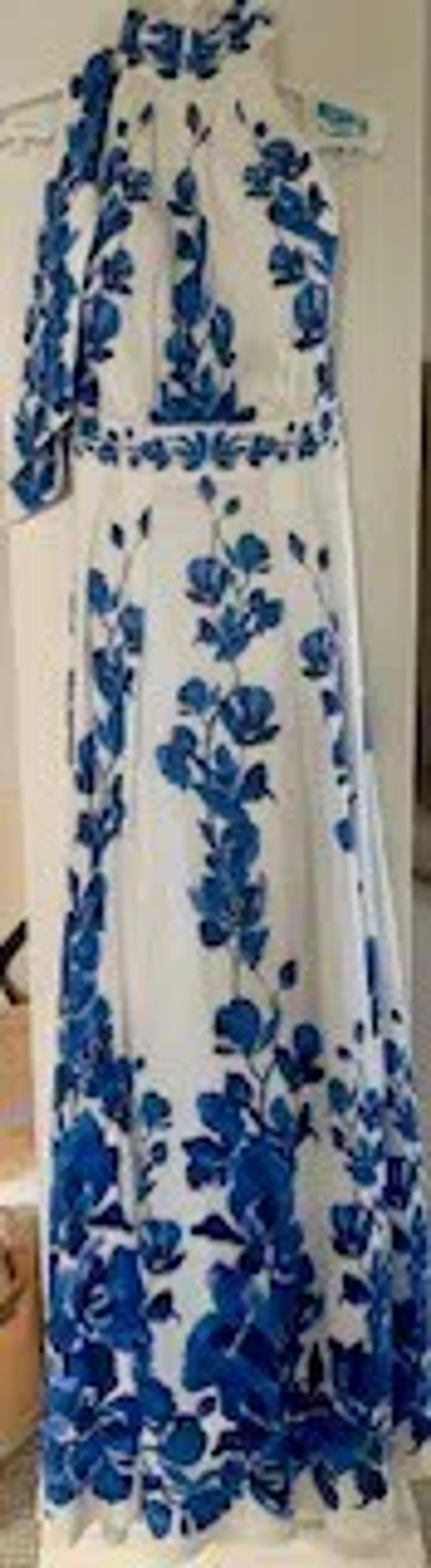 Rebecca Vallance Orchid Blues Floral Maxi for rent on The Volte - main image