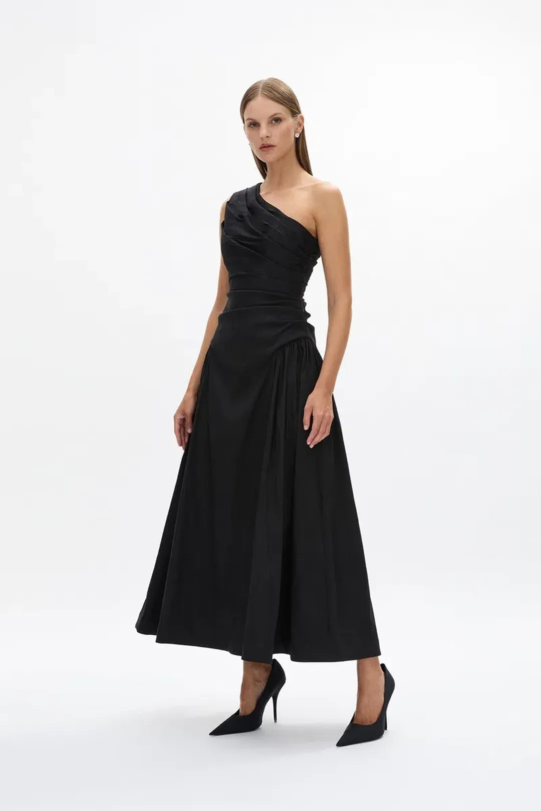 Rachel Gilbert Banksia Dress Black 2/AU10 for rent on The Volte - main image