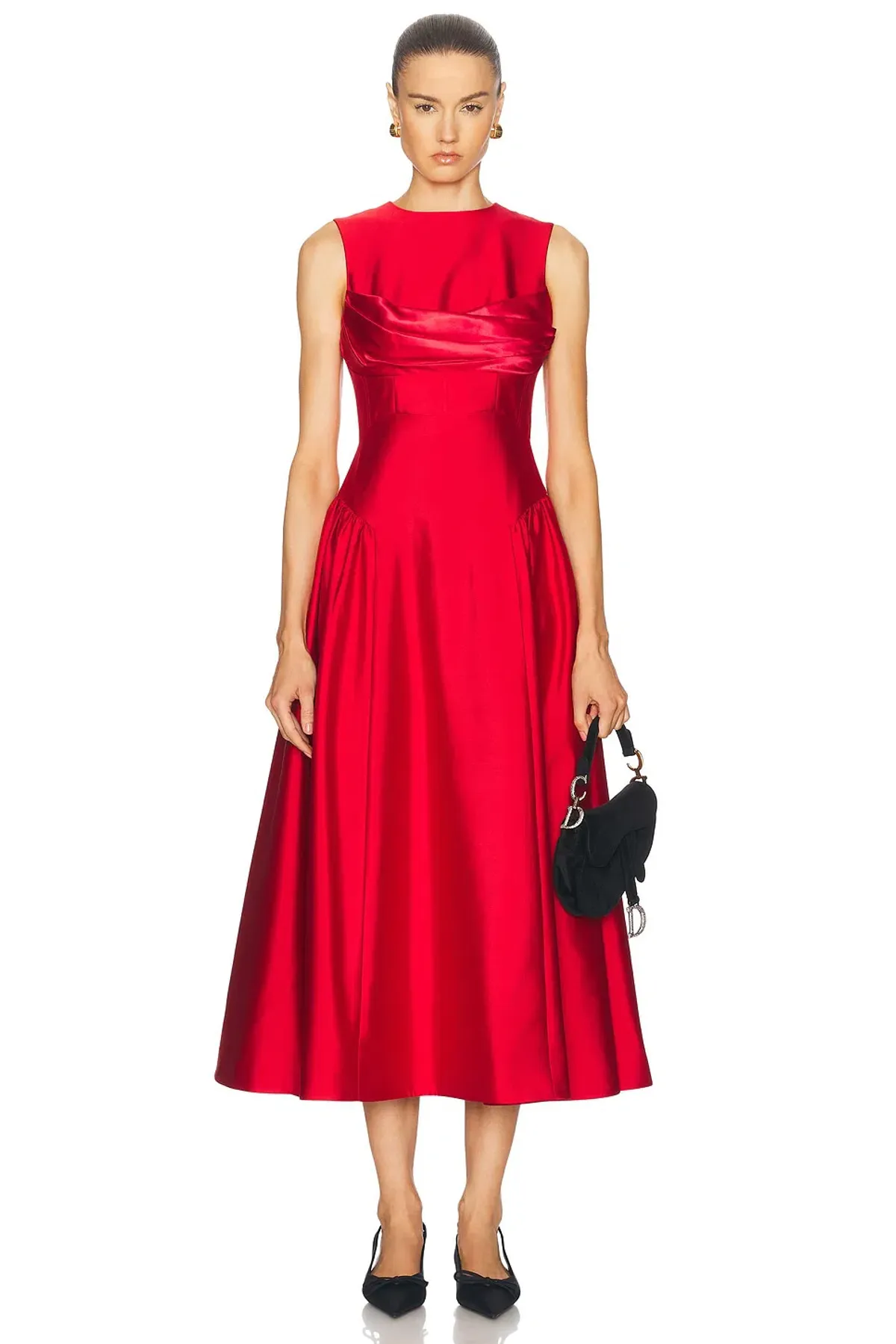 Rachel Gilbert Sawyer Dress Red Size 2/AU10 for rent on The Volte - main image