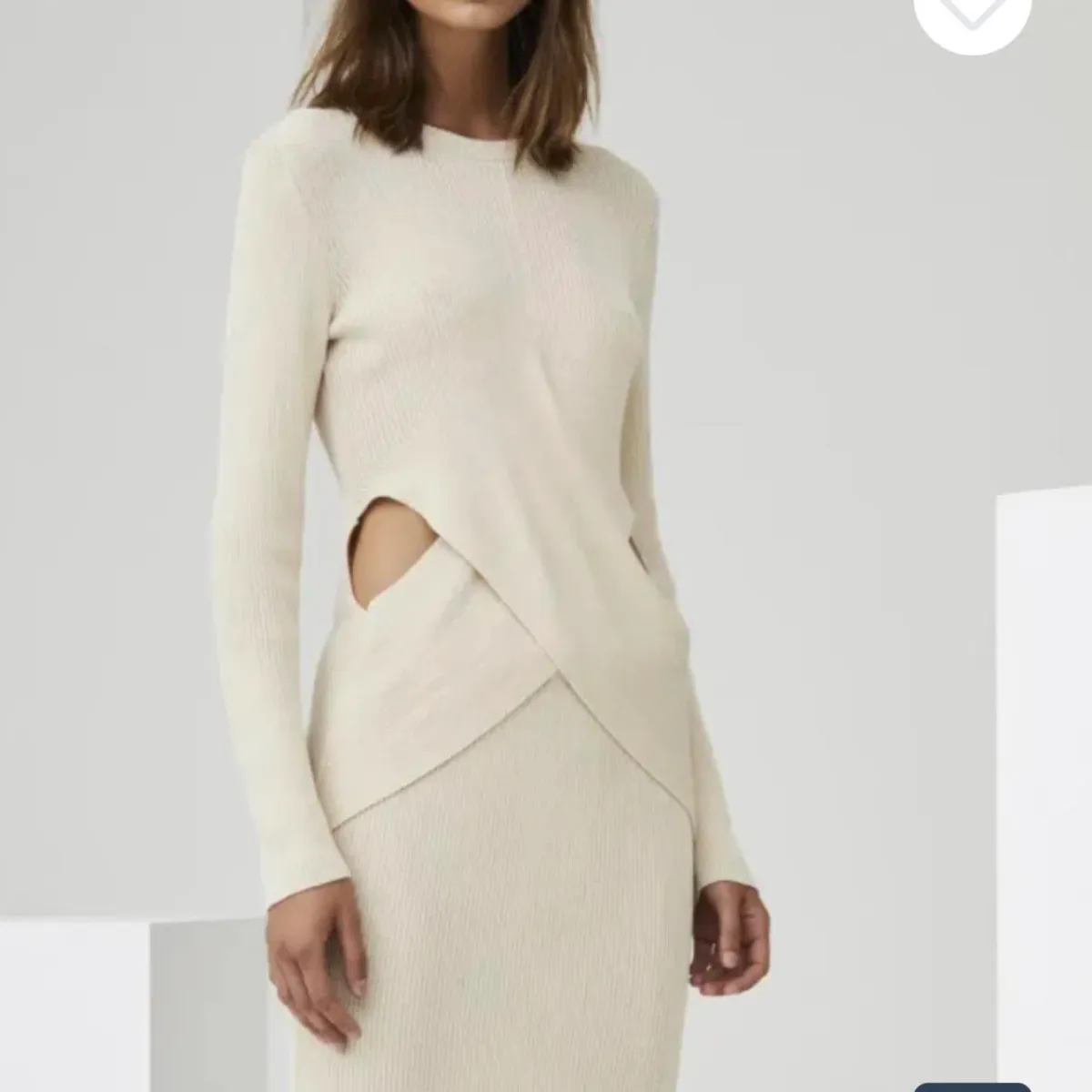 SIR Celina knit drape dress size S for rent on The Volte - main image