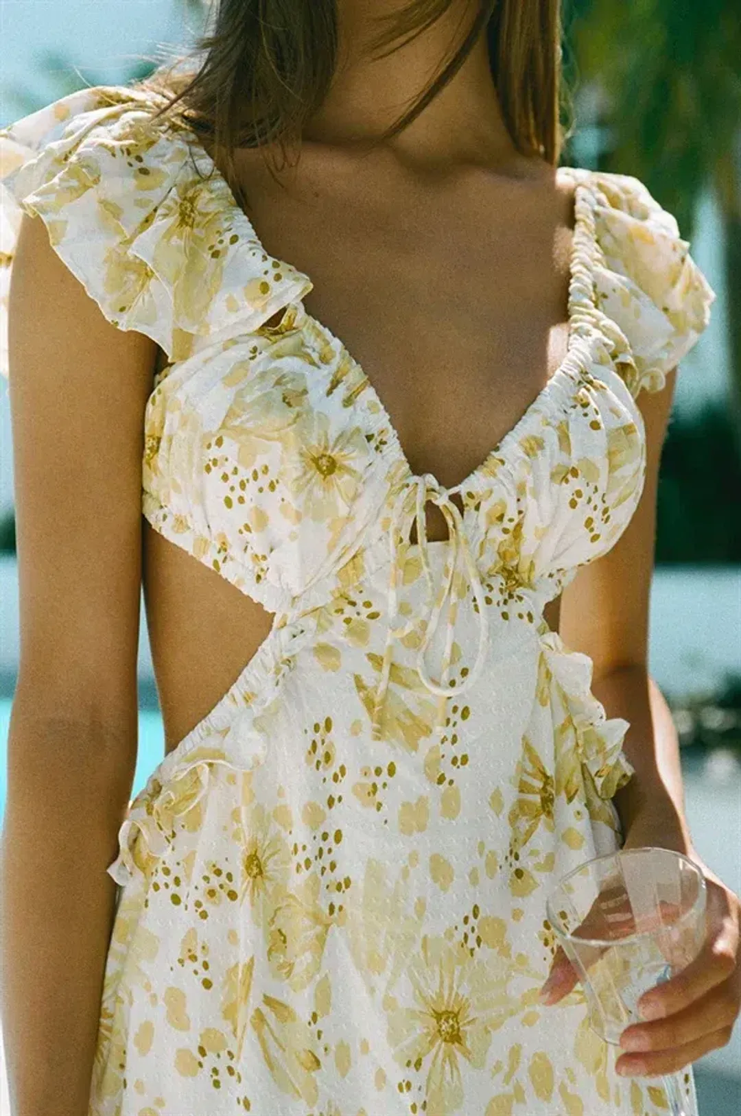 Sabo Skirt Archa Maxi Dress - Yellow - XS for rent on The Volte - main image