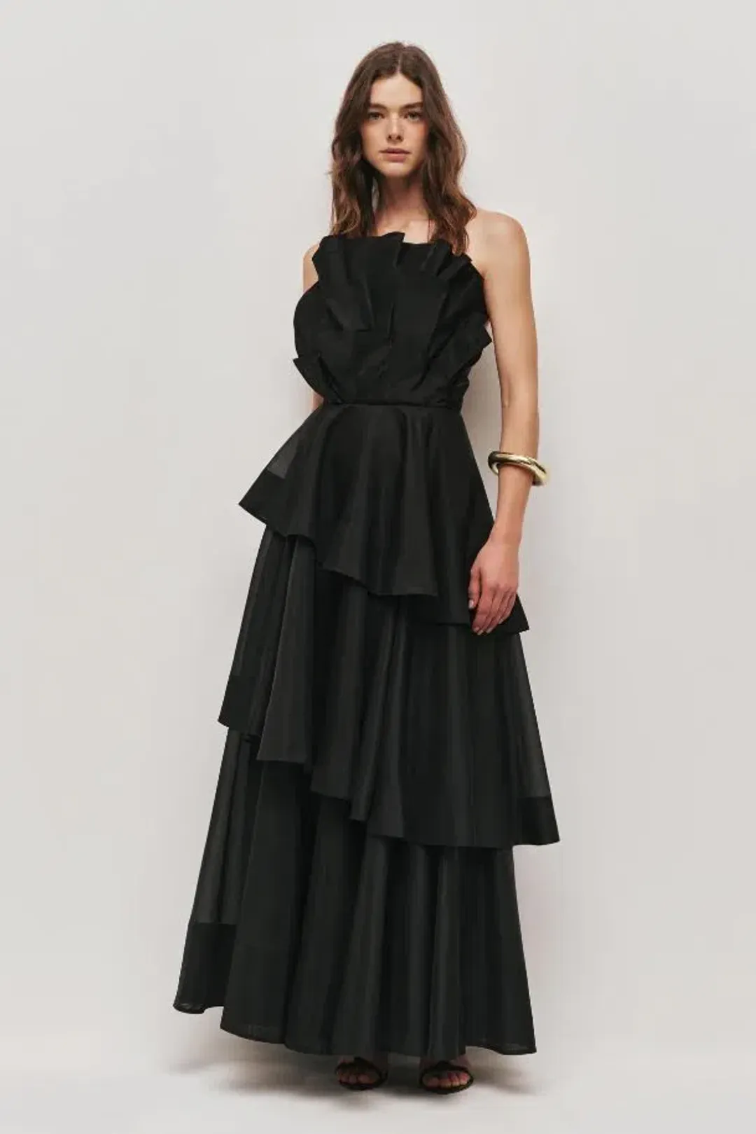 🖤 AJE Selestia Gown – Black – Size 12 AU - Formal Maxi Dress 🖤 for rent on The Volte - main image