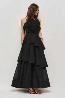 🖤 AJE Selestia Gown – Black – Size 12 AU - Formal Maxi Dress 🖤 for rent on The Volte - image 4
