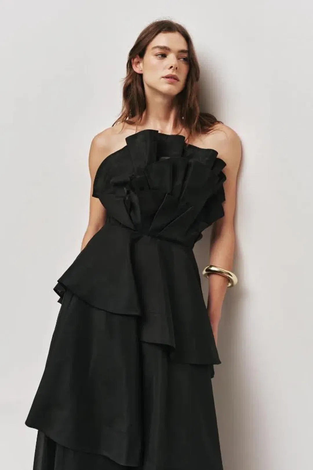 🖤 AJE Selestia Gown – Black – Size 12 AU - Formal Maxi Dress 🖤 for rent on The Volte - main image