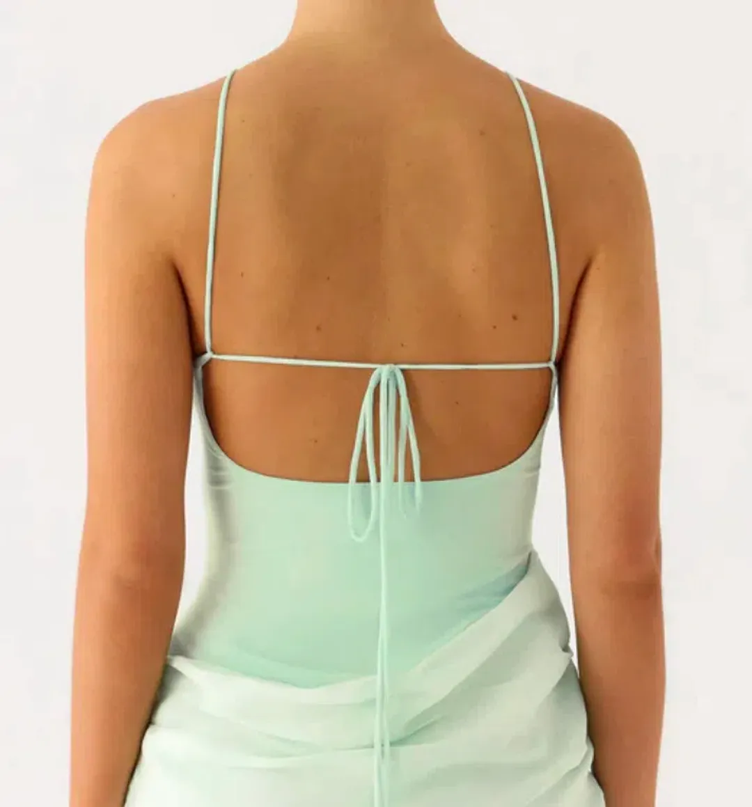 Peppermayo Keanu Cupro Mini Dress for rent on The Volte - main image
