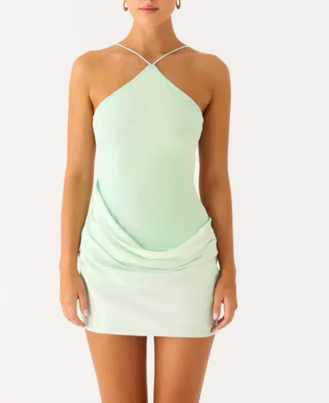 Peppermayo Keanu Cupro Mini Dress for rent on The Volte - main image