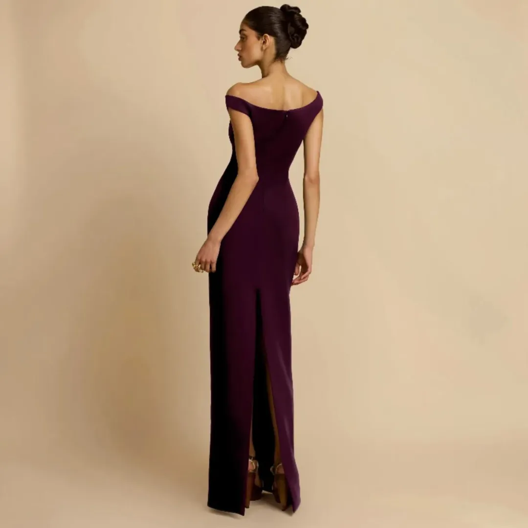 Arcina Ori Ellery Maxi Dress Plum Size Medium for rent on The Volte - main image