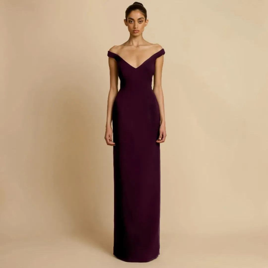 Arcina Ori Ellery Maxi Dress Plum Size Medium for rent on The Volte - main image