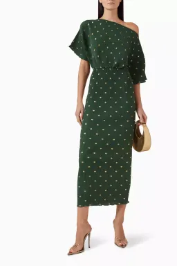 Never Fully Dressed Tilly Dress in Forest Green L / AU 12 for rent on The Volte - image 1
