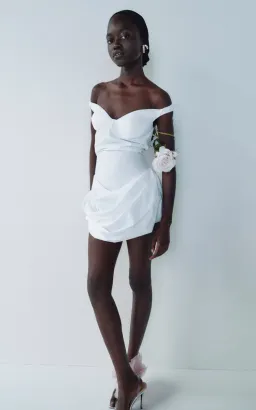 Magda Butrym Off Shoulder Dress Size 10 for rent on The Volte - image 3